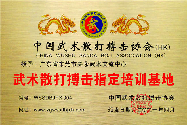 廣東省東莞市關永武術交流中心